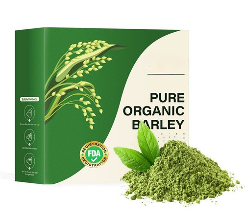Organic barley grass - grass, powder